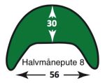 Lasal halvmåneputer - Bilde 3