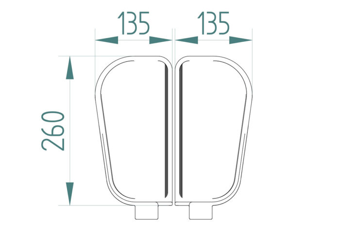 Fotplate delt - Bilde 2