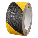 Antiskli bånd på rull, 50 x 3000mm, Heavy duty, inne/ute, svart/gul.