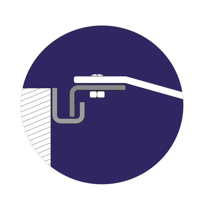 Monteringsskinne til Secu terskeleliminator - Bilde 2